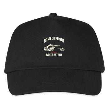 Né différent - Casquette de baseball Enfant - noir - Devant