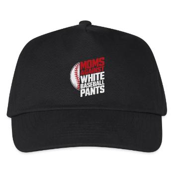 Baseball Mom: Humor Laundry and Sports - Kids’ Baseball Cap - black - Front