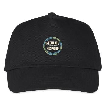 Somatische Heilung Somatische Therapie - Kinder Basecap - Schwarz - Vorne
