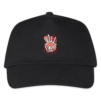 Bagpipes Bagpipers Not Here To Be Quiet - Kids’ Baseball Cap - black - Front