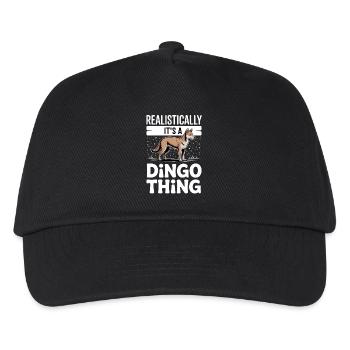 Dingo Australian Wild Dog Animal Lover Design - Kids’ Baseball Cap - black - Front