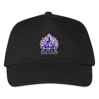 Mondmeditation, Mondachtsamkeit, Spirituell - Kinder Basecap - Schwarz - Vorne