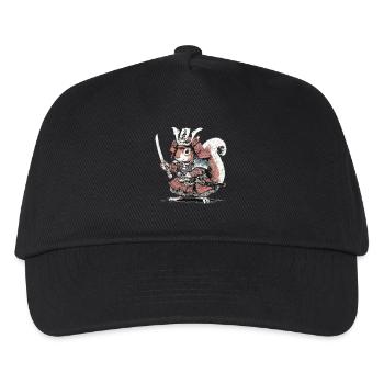 Squirrel Samurai Armor - Kids’ Baseball Cap - black - Front