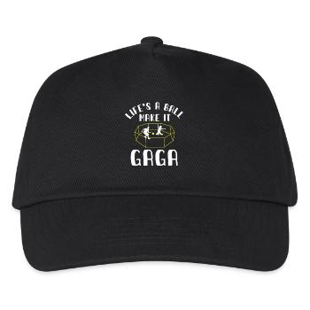 Life's a Ball Make It Gaga - Kids’ Baseball Cap - black - Front
