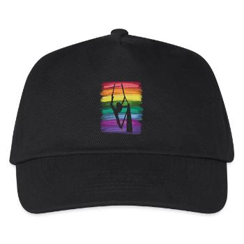 Vertical Cloth Vintage Aerial Acrobatics Aerial Silk - Kids’ Baseball Cap - black - Front