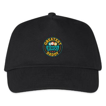 Bingo Game Greatest Bingo Daddy Bingo - Kinder Basecap - Schwarz - Vorne