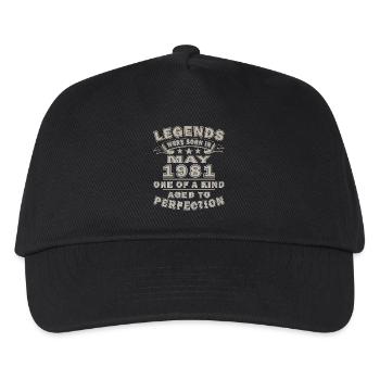 Mai 1981 - Mai 1981 - Kinder Basecap - Schwarz - Vorne