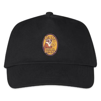 Pickleball Funny Player Dink Drink Repeat - Kids’ Baseball Cap - black - Front