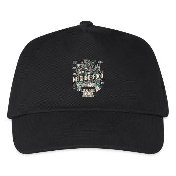 Londres : mon quartier - Casquette de baseball Enfant - noir - Devant