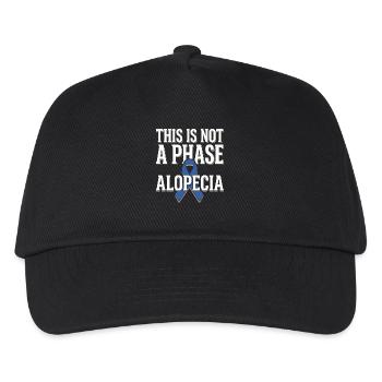 Sensibilisation à l’alopécie Perte de cheveux à l’alopécie areata - Casquette de baseball Enfant - noir - Devant