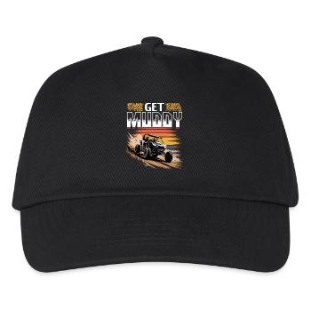 UTV Tout-Terrain 4 Roues Côte à côte - Casquette de baseball Enfant - noir - Devant