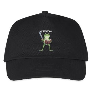 Dawn Test Frog - Kinder Basecap - Schwarz - Vorne