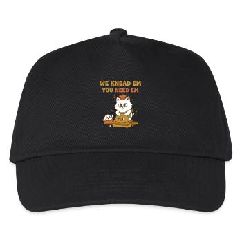 Sourdough Bread Baking We Knead Em You Need Em - Kids’ Baseball Cap - black - Front