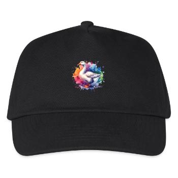 Pilgrim Goose Gift - Kids’ Baseball Cap - black - Front