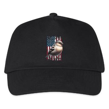 Society Finch US Japanese Seagull - Kids’ Baseball Cap - black - Front