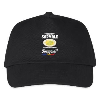 Sarmale Snack Cuisine serbe Plat roumain Sarmale - Casquette de baseball Enfant - noir - Devant