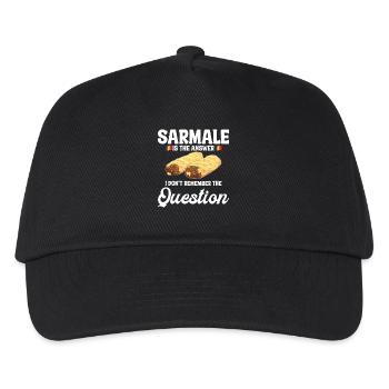 Tenue Sarmale Rolls Costume Sarmale Roumain - Casquette de baseball Enfant - noir - Devant