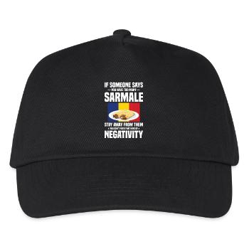 Snack roumain Cuisine serbe Tenue Sarmale - Casquette de baseball Enfant - noir - Devant