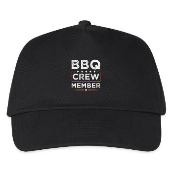 Bbq Crew - Kinder Basecap - Schwarz - Vorne