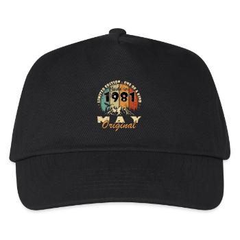 Mai 1981 - Mai 1981 - Kinder Basecap - Schwarz - Vorne