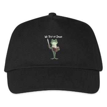 Dawn Test Froschritter - Kinder Basecap - Schwarz - Vorne
