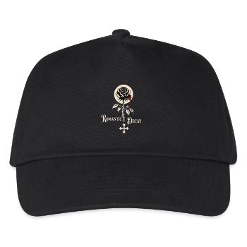 Romantic Decay Gothic Rose Design - Kids’ Baseball Cap - black - Front
