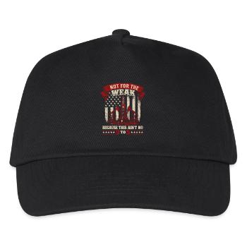 Not For The Weak Oilfield Roughneck - Kids’ Baseball Cap - black - Front