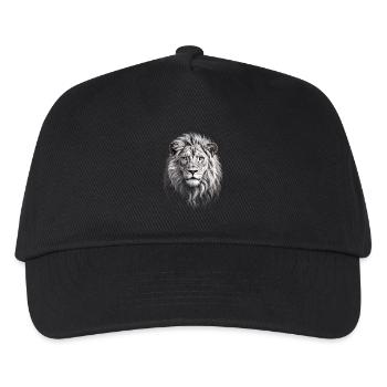 Lion Head Lion - Kids’ Baseball Cap - black - Front