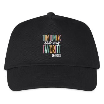 Tiny Humans Are My Favorite - Kids’ Baseball Cap - black - Front