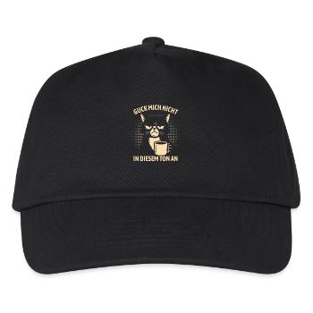 Guck mich nicht in diesem Ton an - Katze - Kinder Basecap - Schwarz - Vorne