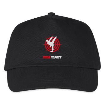 MMA Fight Impact Emblem - Kinder Basecap - Schwarz - Vorne