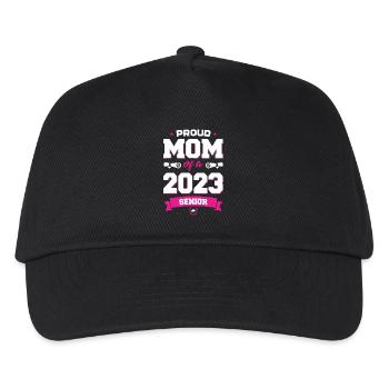 Proud Mom 2023 Senior - Casquette de baseball Enfant - noir - Devant
