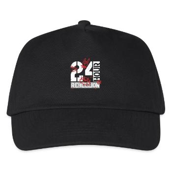 Punk For A Day 24 Hour Rebellion - Kids’ Baseball Cap - black - Front