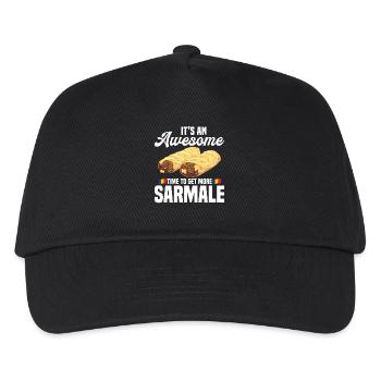  Sarmale Cuisine Foodie Dish Serbian Snack - Kids’ Baseball Cap - black - Front