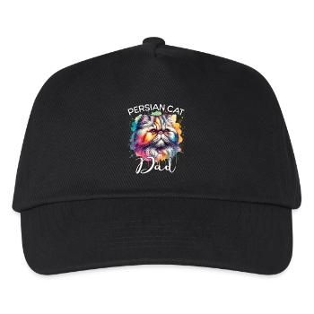 Persian Cat Dad - Kids’ Baseball Cap - black - Front