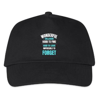 Wunderbares Kollegengeschenk - Kinder Basecap - Schwarz - Vorne