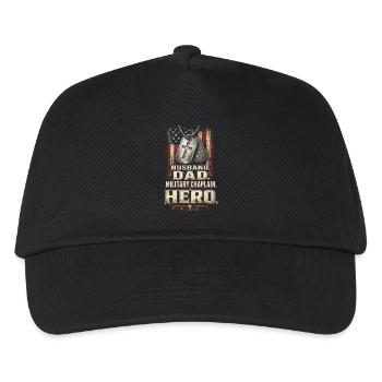 Aumônier, clerc, pasteur - Casquette de baseball Enfant - noir - Devant