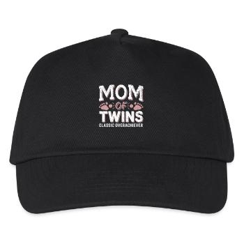 Mom of Twins – Classic Overachiever - Kinder Basecap - Schwarz - Vorne