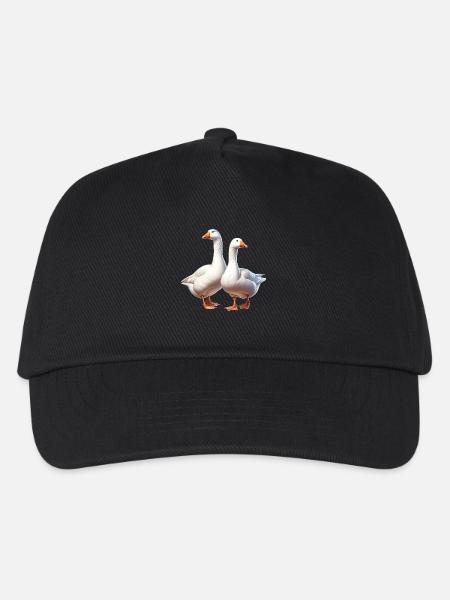 Gans - Kinder Basecap - Schwarz