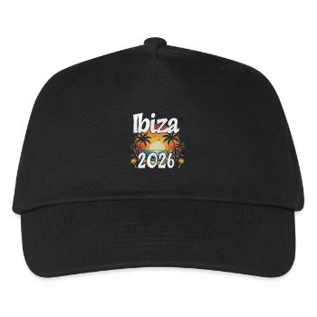 Ibiza 2026 - Kinder Basecap - Schwarz - Vorne