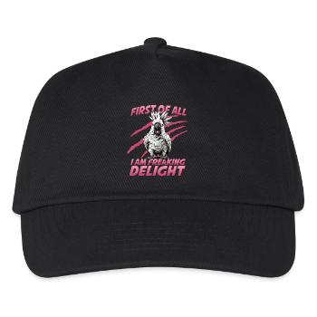 Cockatoo Bird Humor Cockatoo Parrot Pet Bird Hood - Kids’ Baseball Cap - black - Front