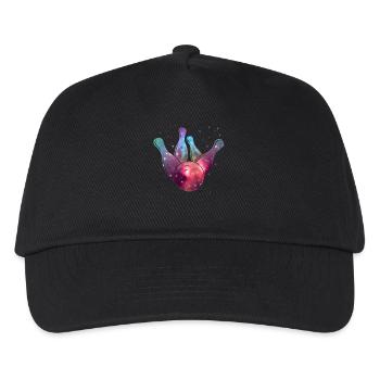 Bowler Kids Men's Space Bowling - Kids’ Baseball Cap - black - Front