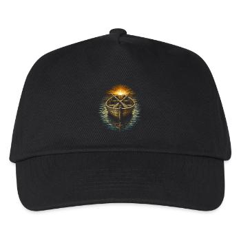 Chapelain, clerc, pasteur Boot - Casquette de baseball Enfant - noir - Devant