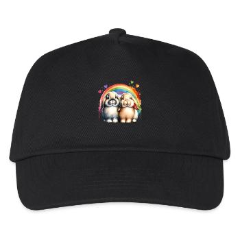 Dwarf Ram Rabbit Gift - Kids’ Baseball Cap - black - Front