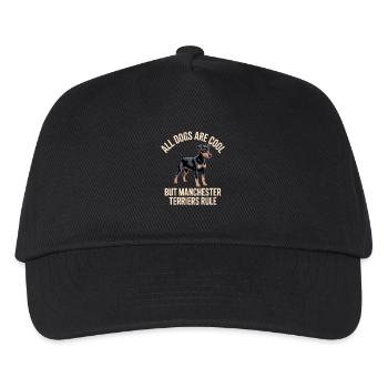 Manchester Terrier Dog Gift - Kids’ Baseball Cap - black - Front