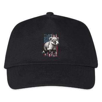 Coati US Nasenbär - Casquette de baseball Enfant - noir - Devant
