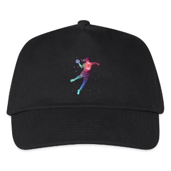 Joueur de handball Joueur de handball spatial - Casquette de baseball Enfant - noir - Devant