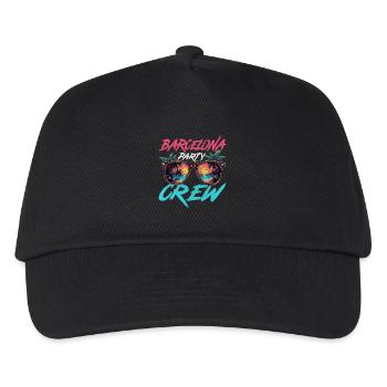 Barcelona Party Crew - Kinder Basecap - Schwarz - Vorne