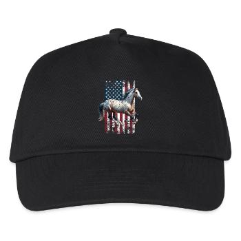 Appaloosa US Appaloosa - Casquette de baseball Enfant - noir - Devant