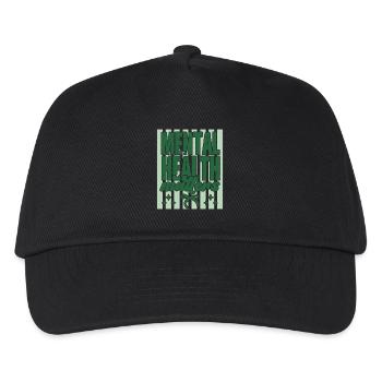 Mental Health Matters Gift Self Care - Kids’ Baseball Cap - black - Front